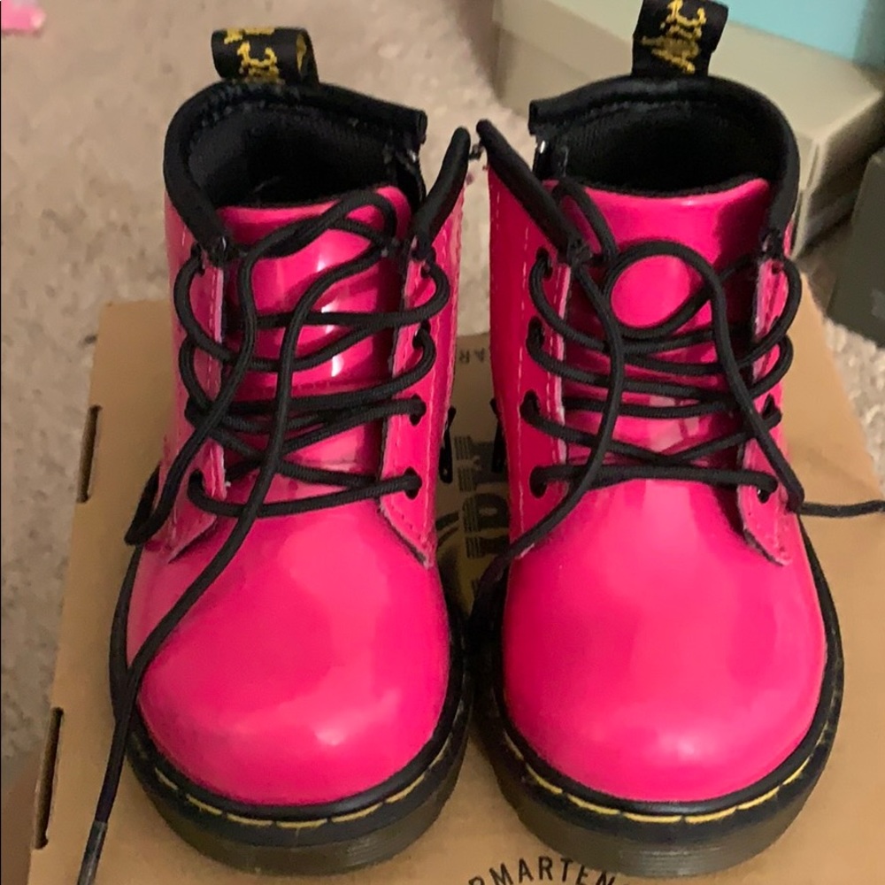 Hot Pink Dr.Martens Boots